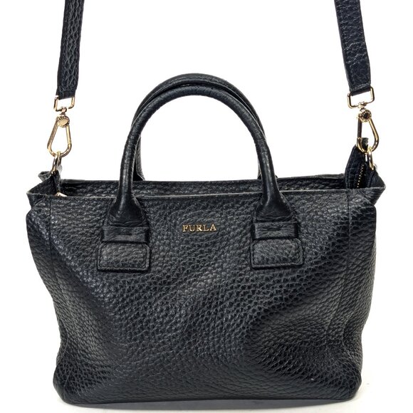 FURLA Capriccio Small Leather Tote Shoulder Bag - Picture 3 of 15